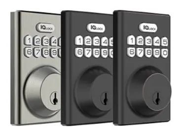 Keypad smart locks in three finishes